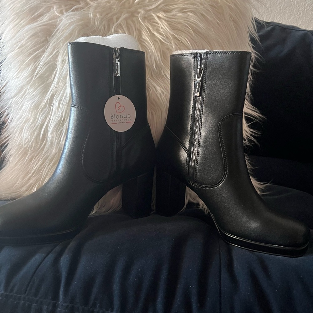 Black Heeled Ankle Boots